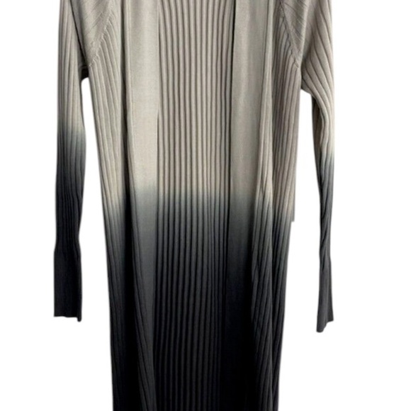 Anthropologie Burning Torch Sahara Ribbed Ombre Duster Open Long Cardigan XXS - Picture 5 of 9